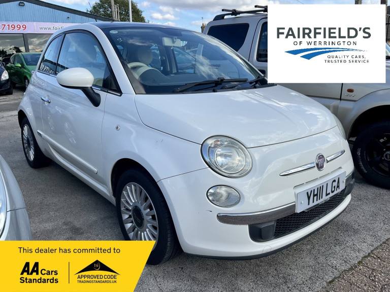 2011 Fiat 500 1.2 Lounge Hatchback 3dr Petrol Manual Euro 5 (s/s) (69 bhp)