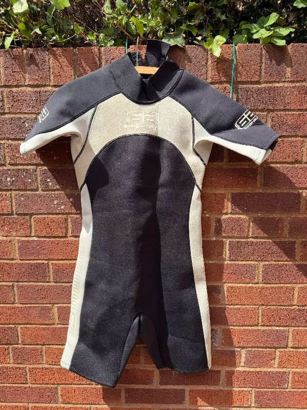 3 Wetsuits- 1 Shortie, 2 Full length. £10 each