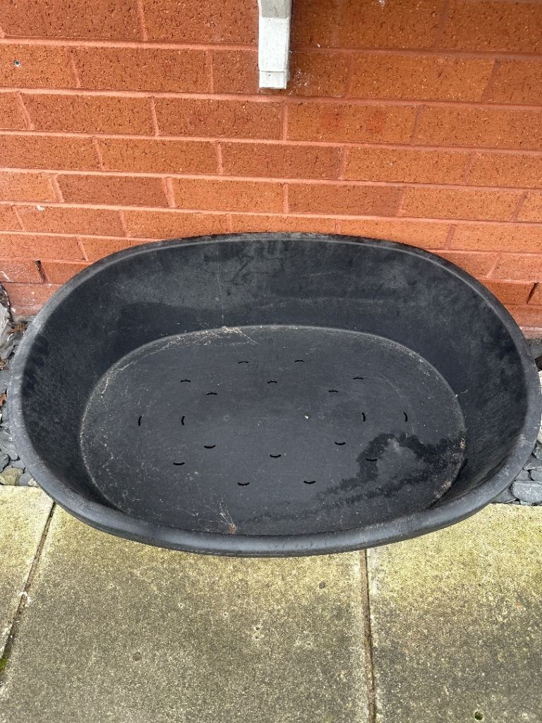 2x large plastic dog bed 