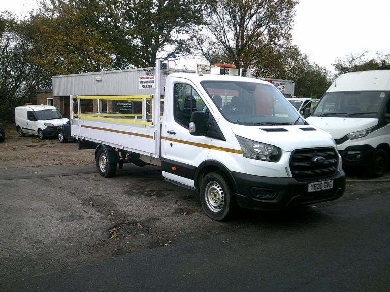 Ford Transit L4 DROPSIDE XLWB,2020,20 REG,WHITE,ONLY 109k,1 OWNER,VERY CLEAN VAN