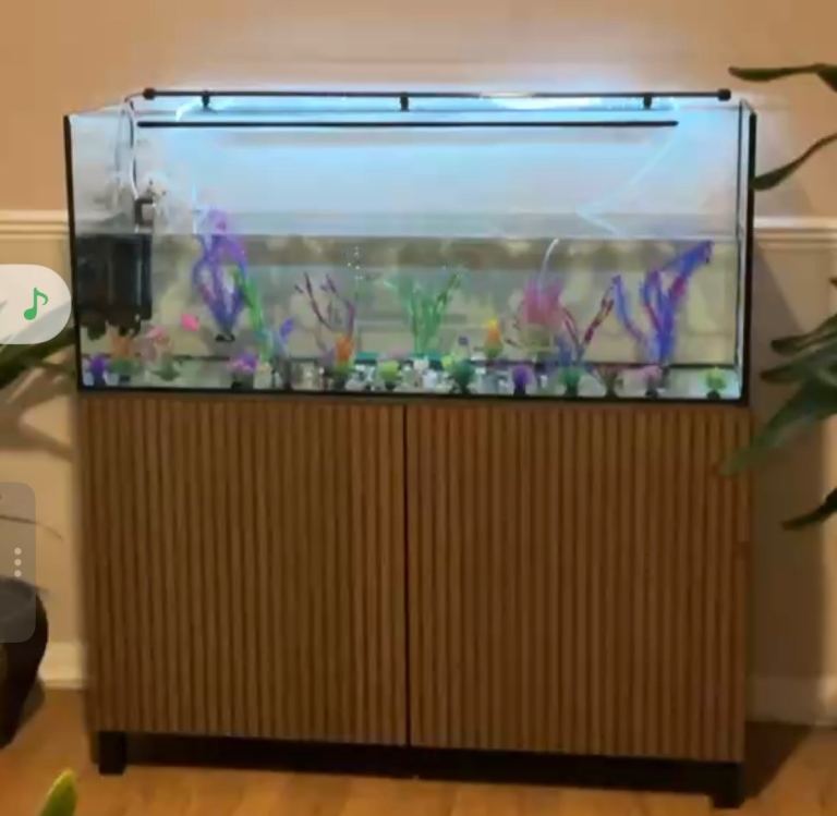 Large 240L Aquarium with Cabinet & Free Accessories