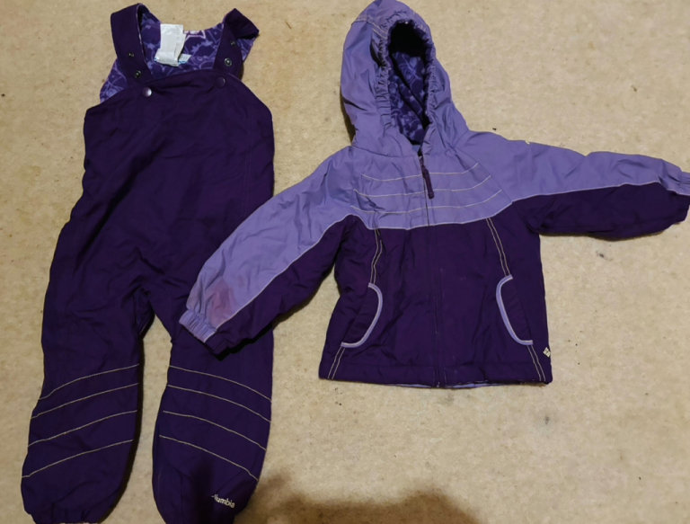 Columbia children’s ski jacket and salopettes 