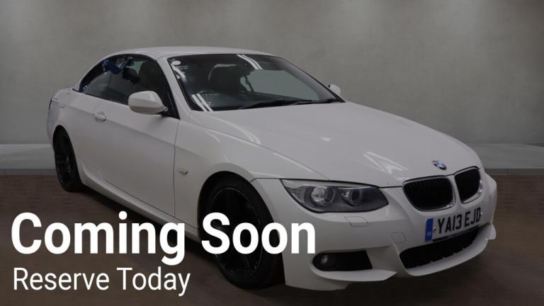 2013 BMW 3 Series 2.0 320d M Sport Convertible 2dr Diesel Manual Euro 5 (s/s)