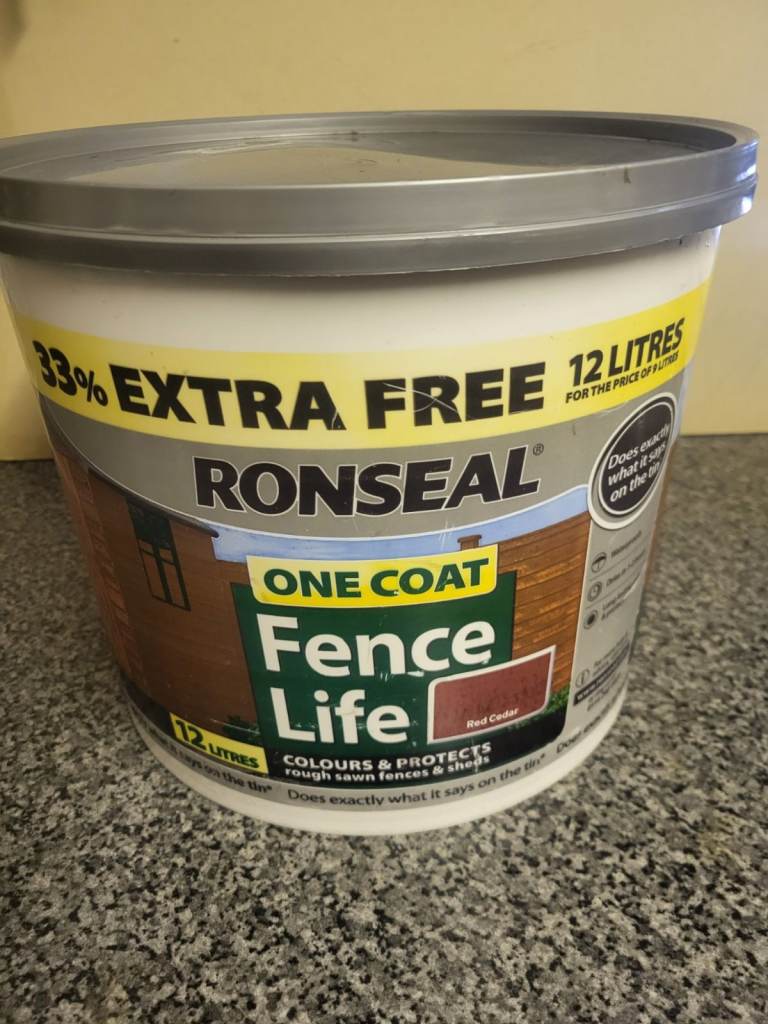 BRAND NEW - Ronseal one coat fence paint