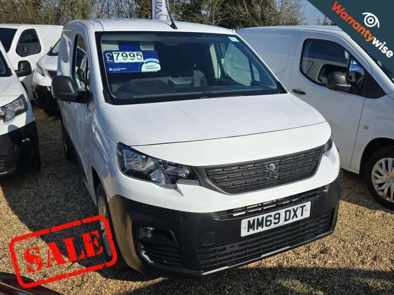 image for 2019 Peugeot Partner 1.5 BlueHDi 1000 Professional Standard Panel Van SWB Euro 6 (s/s) 5dr Panel ...