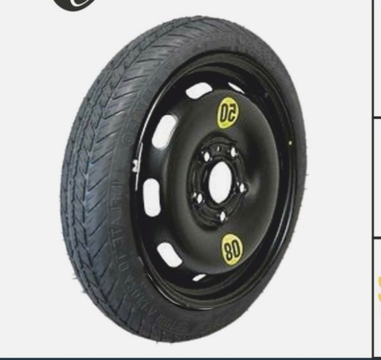 VAUXHALL MERIVA 2010-2019 16" SPARE SPACE SAVER WHEEL + JACK & BRACE KIT