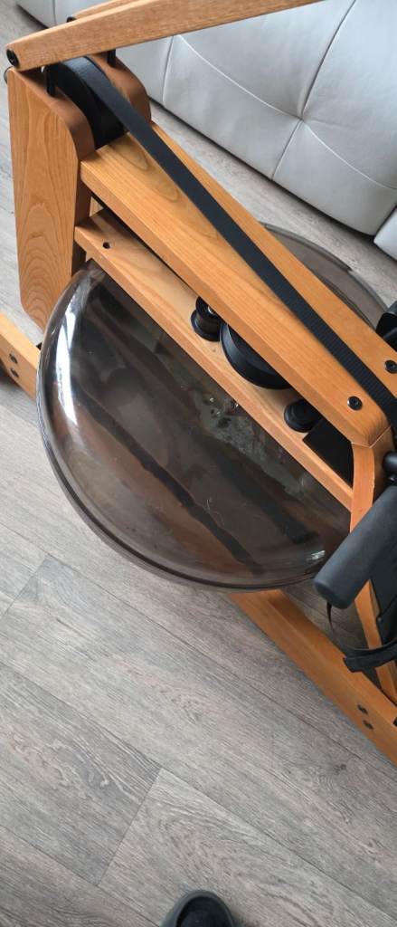 WaterRower S4 Rowing Machine with Performance Monitor + Bluetooth ComModule