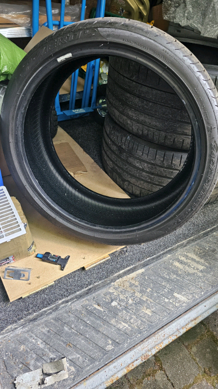 Pirelli P zero 245 35 20 PZ4 6.7mm depth tread delivery for extra