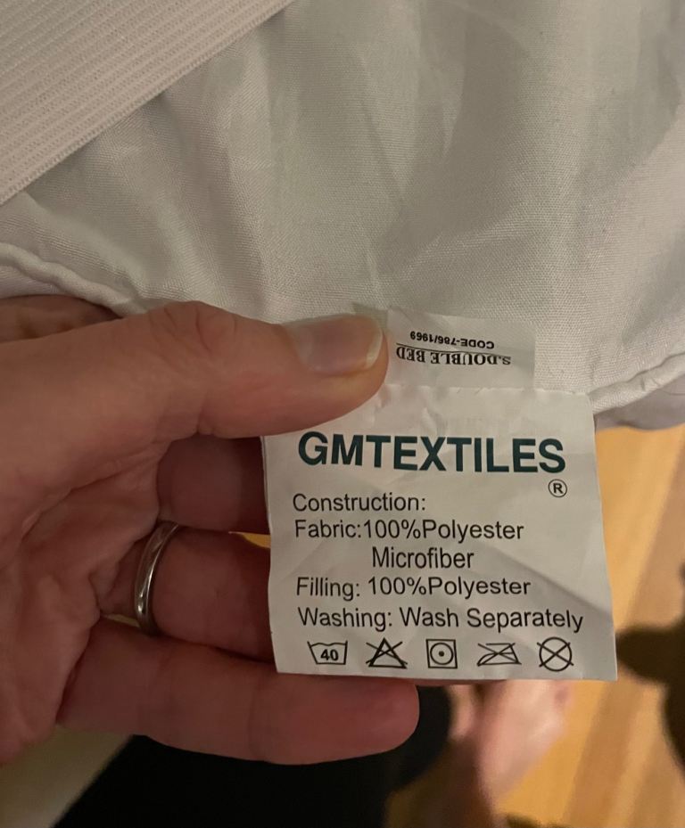 image for UK Small Double Bed padded overlay