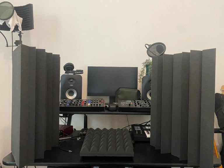 Foam panels - Home music studio 