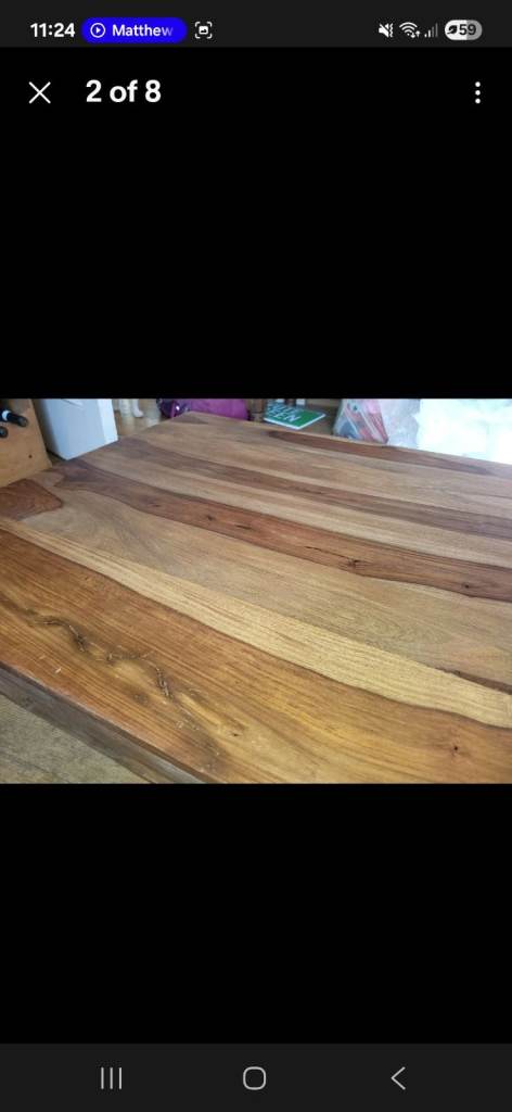 Sheesham  Rosewood V Shaped 70cm Coffee Table Living Room
