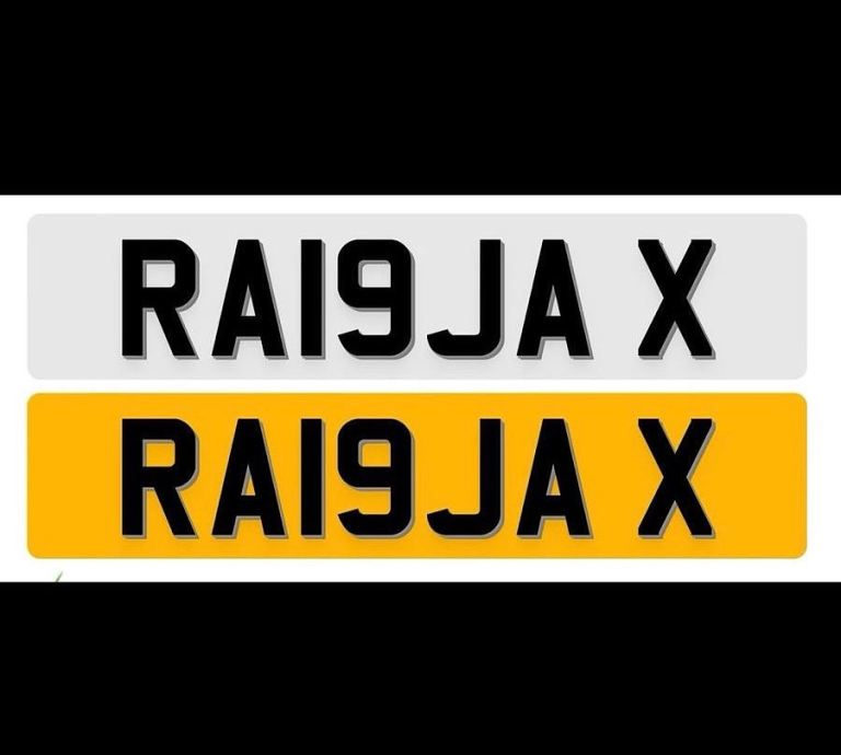 PRIVATE NUMBER PLATE RAJA X .