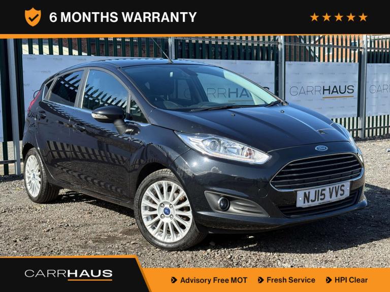 2015 Ford Fiesta 1.0 Fiesta Titanium T 5dr Hatchback Petrol Manual