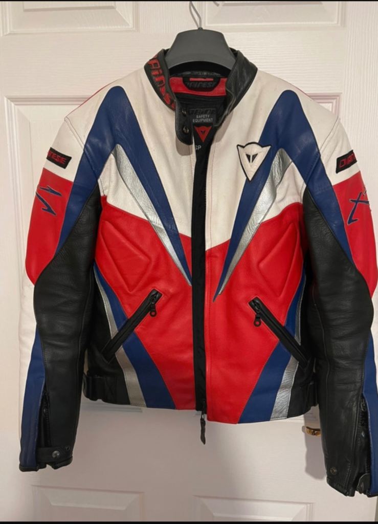 Motor bike leather jacket 