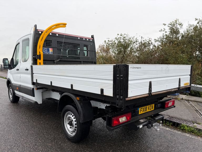 Ford, TRANSIT, Tipper, crew cab, 2018, 7 seater, crane, airbags, new wet belt