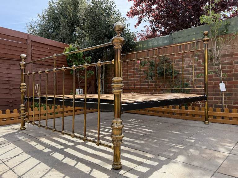 Stunning & Premium Quality “The Original Bed Co” Waterford Brass Super King Bed Frame, RRP £2,100