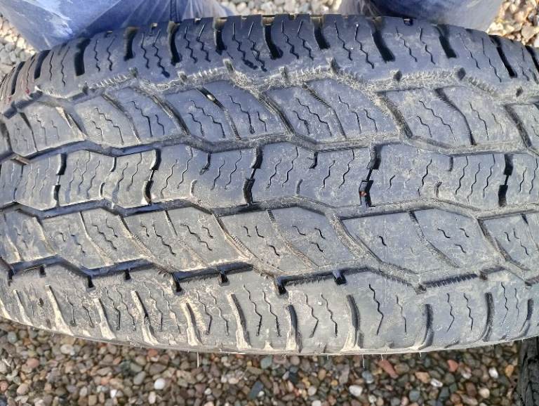 2 x Cooper All Terrain tyres-£75