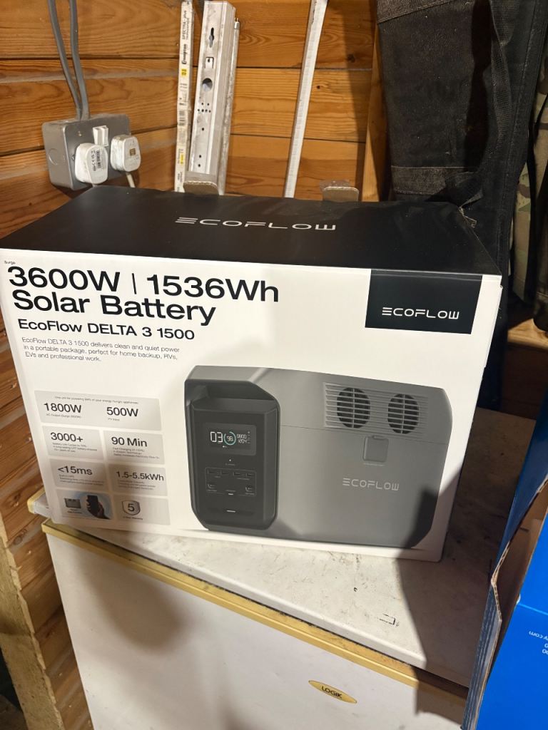 ECOFLOW DELTA 3 1500 Wh Portable Power Station