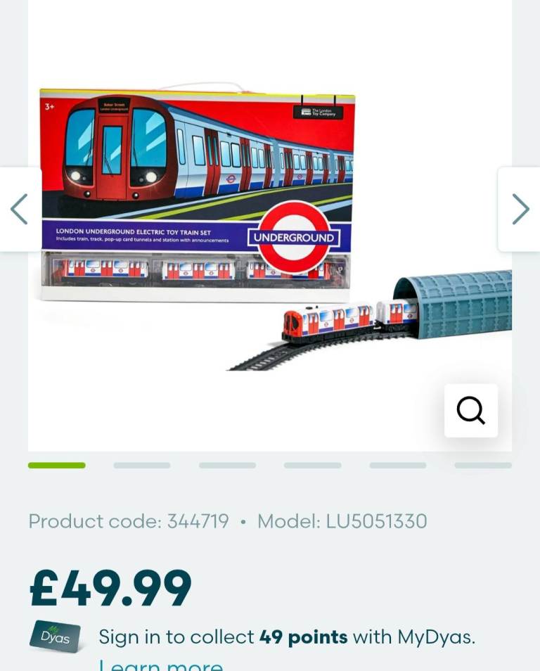 London underground track and train