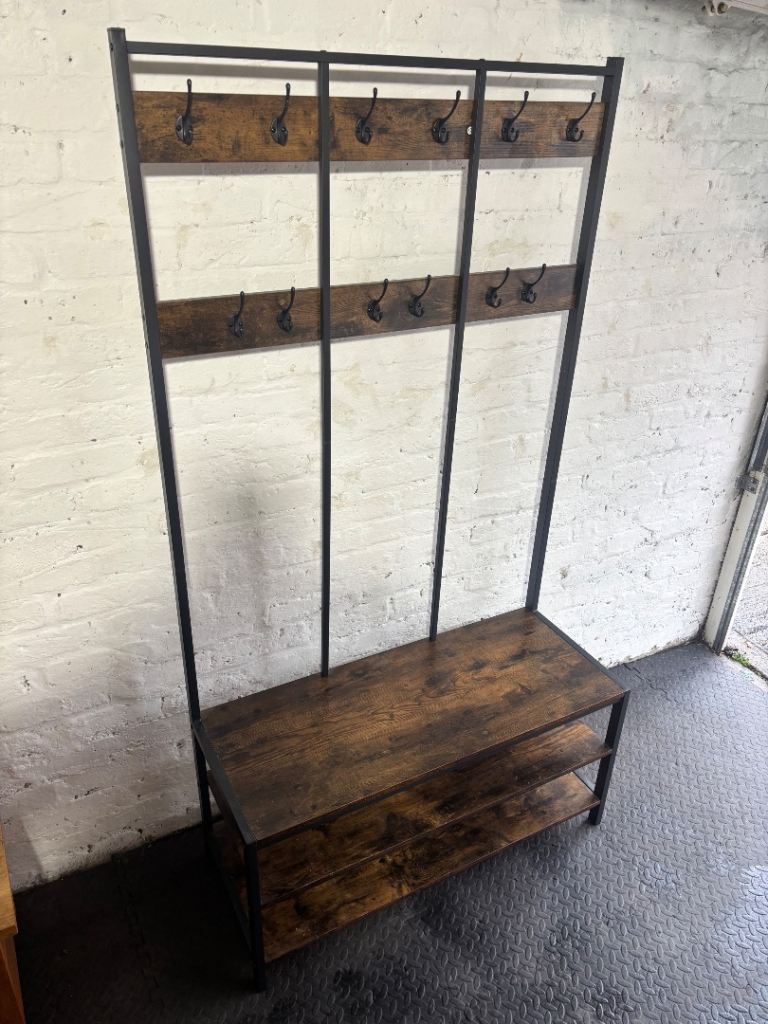Large Shoe rack & coat hanger unit 
