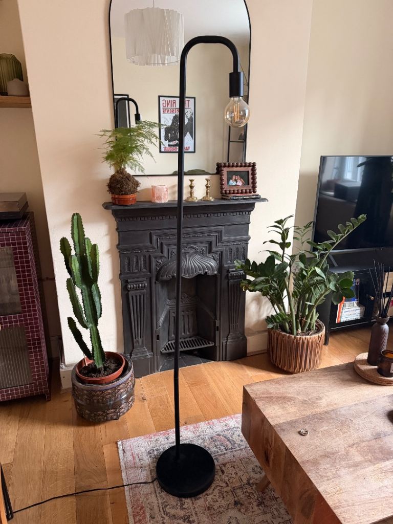 Habitat black floor lamp