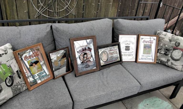 6 vintage wall mirrors home bar boudoir display lovely 