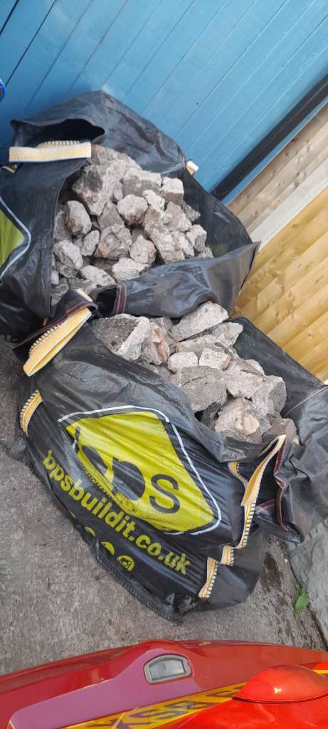 Two Bulk Bags of Hardcore/Rubble – Good for Building Projects