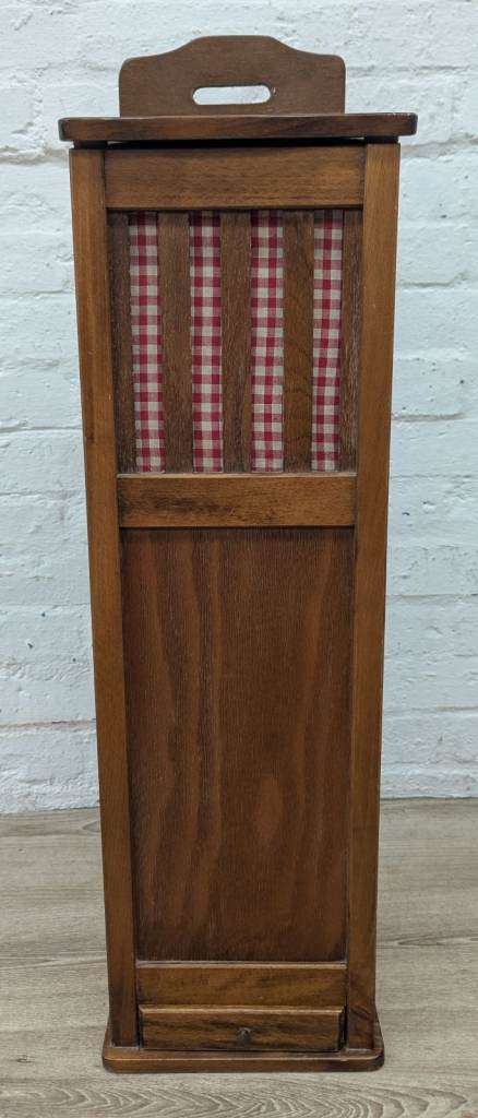 Vintage French pine baguette box Huche A pain