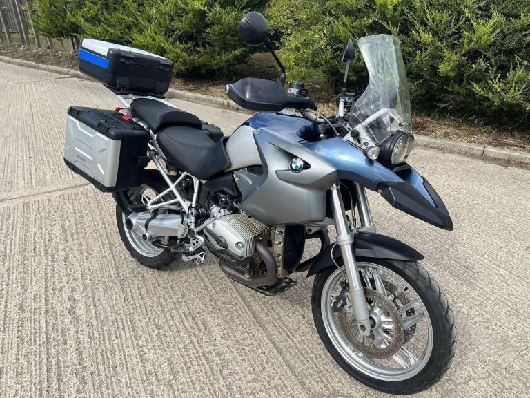 2005 55 BMW R 1200 GS 04 BMW R1200GS R1200 CLEAN ENDURO TOURER PANNIERS TOP BOX