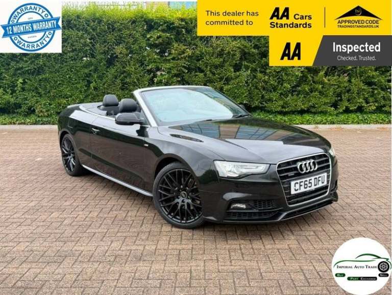 2015 Audi A5 Cabriolet 2.0 TFSI S line Special Edition Plus Convertible 2dr