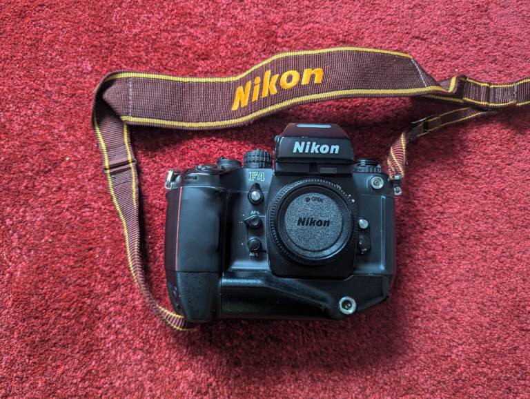 image for Nikon F4 SLR Film Camera Body Only with MB21 GRIP [Mint]