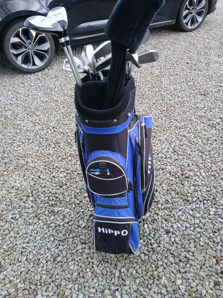 Hippo Golf Set with Bag and Trolley – Good Condition