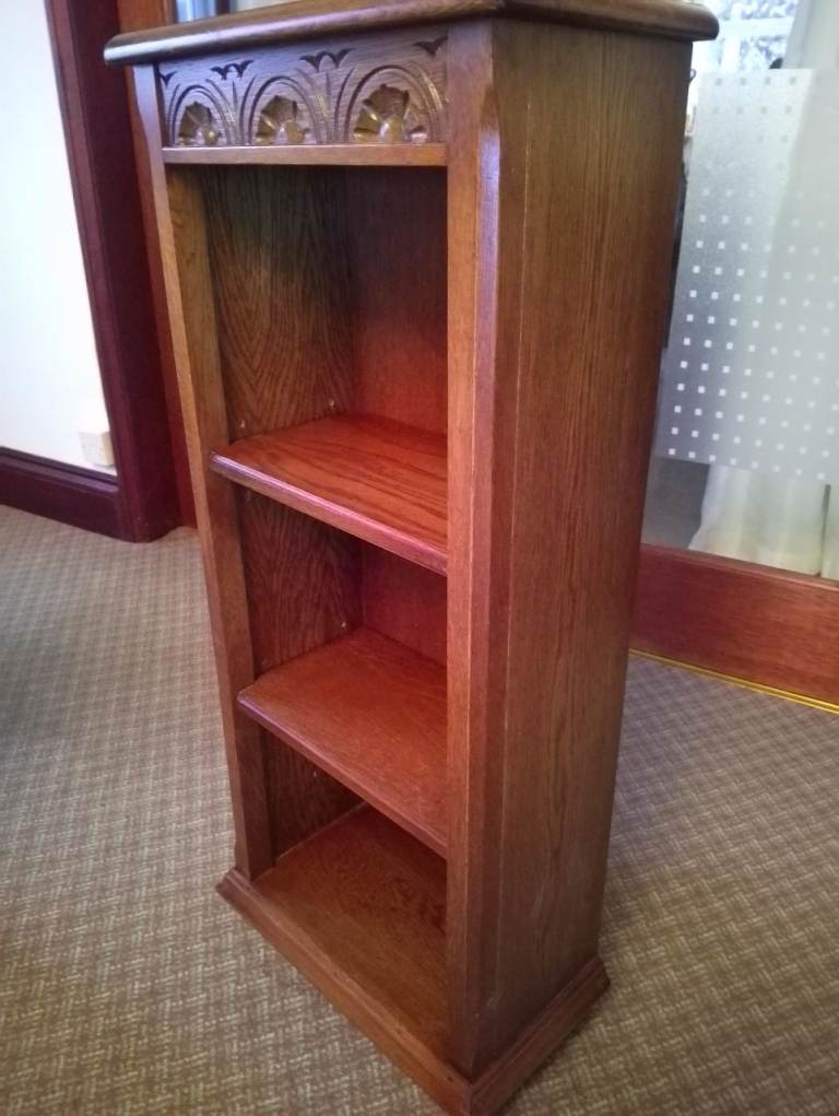 Small Solid Wooden Bookcase VGC, collect Belper Derbyshire 