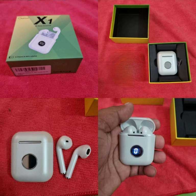 BLUETOOTH EARBUDS X1 MODEL BRAND NEW AMAZING SOUND AND BATTERY, BULK AVAILABLE BRAND MAKE