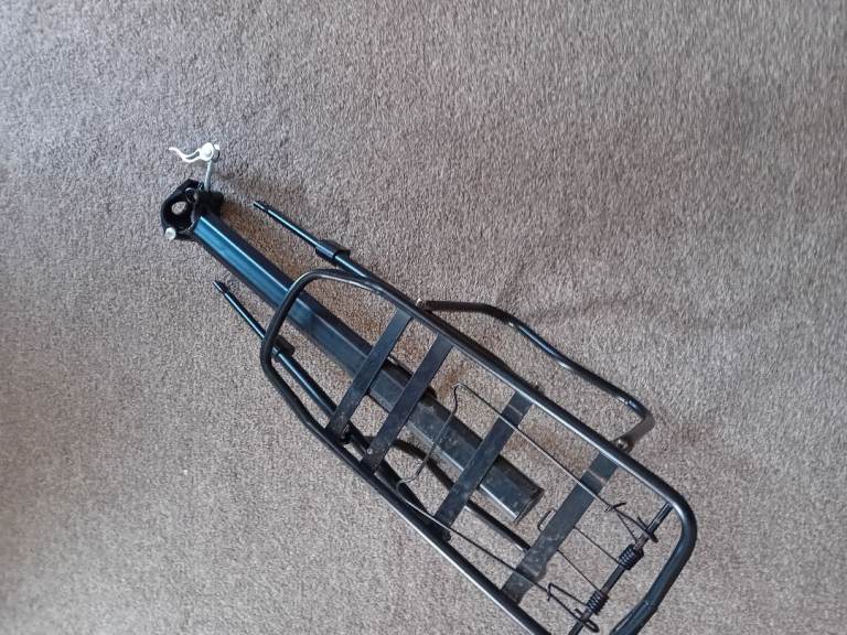 Black Bike Pannier Rack – Good Condition