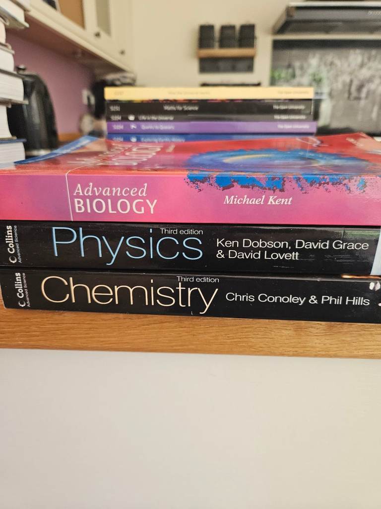 Advanced Biology, Collins Physics and Chemistry Books