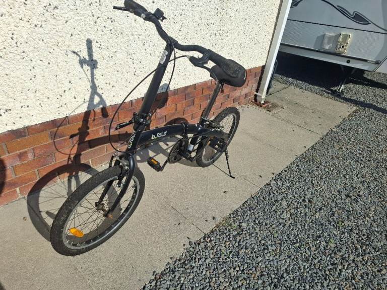 B'Fold Folding Bike – Black, Good Condition