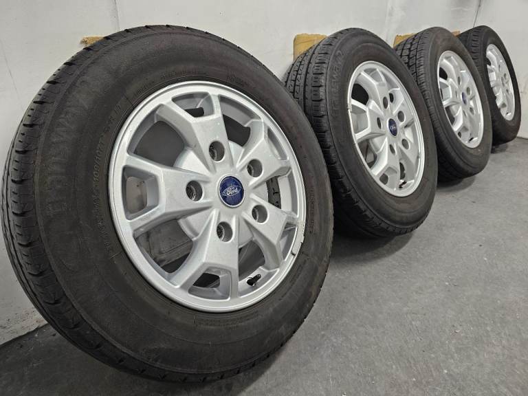 16" 5x160 Ford transit Van Genuine Alloy wheels Tyres Custom Tourneo