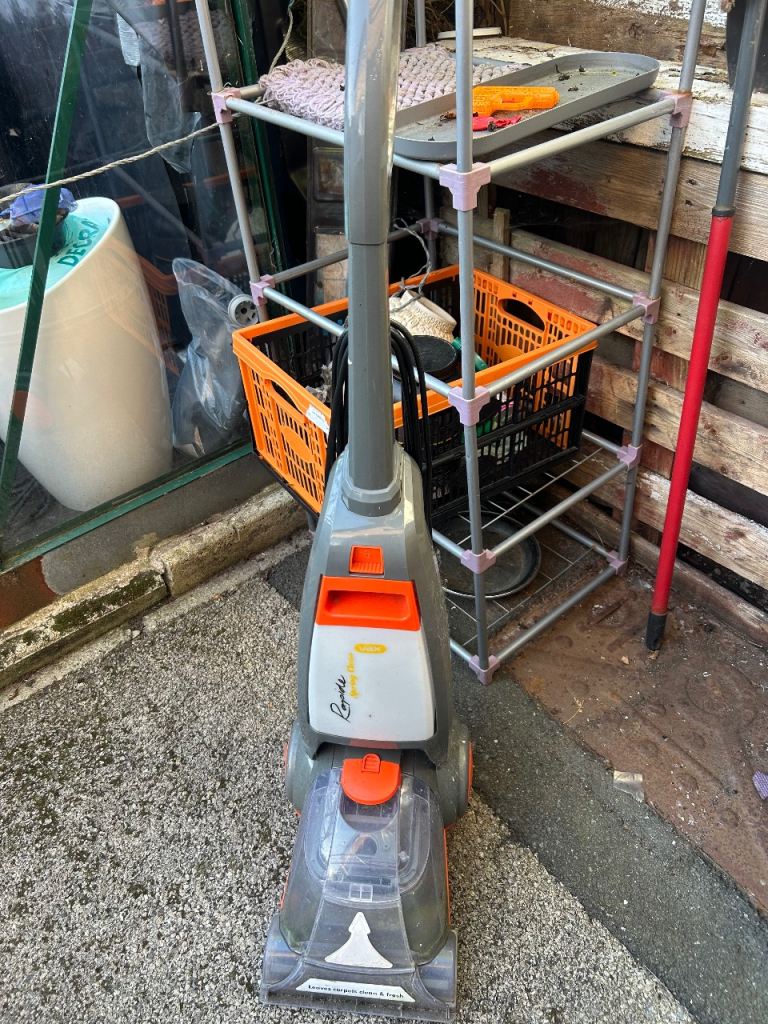 Vax Carpet Cleaner – Grey and Orange, Good Working Order