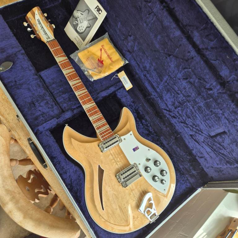 Rickenbacker 381 V69 Birdseye Mapleglo