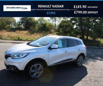 RENAULT KADJAR 1.5 dCi Dynamique S 2018,Sat Nav,Bluetooth,Cruise,Parking Sensors,72mpg,F.S.H,Ulez OK
