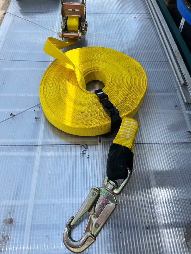 Ratchet strap H/Duty with webbing