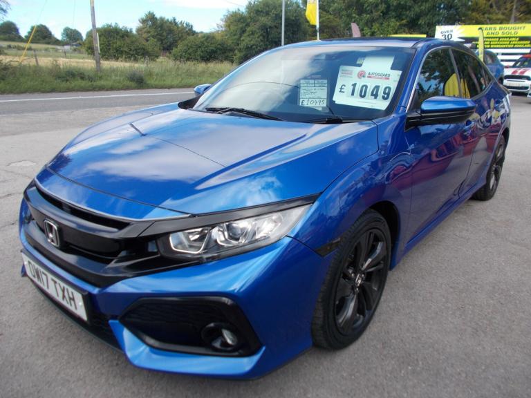 2017 Honda Civic 1.0 VTEC Turbo SR 5dr CVT HATCHBACK Petrol Automatic
