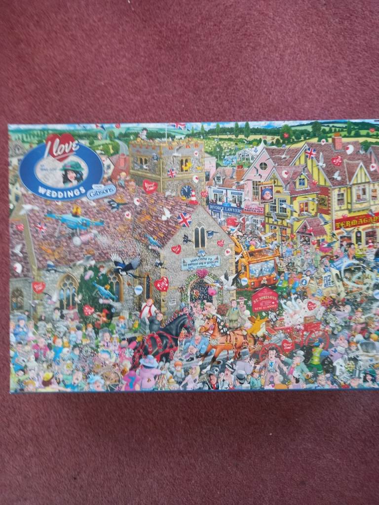 Gibsons 'I Love Weddings' 1000 piece Jigsaw Puzzle