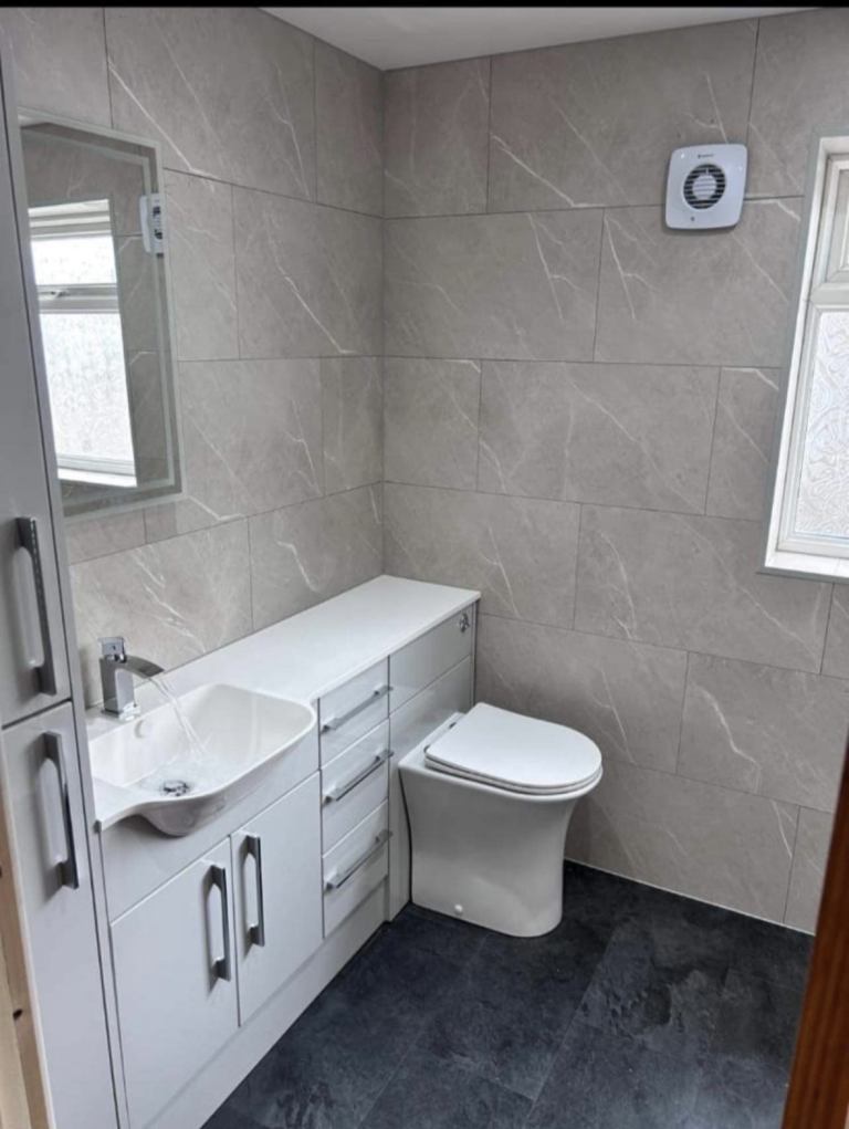 WALL TILES 4mm SPC CLICK tiles, STONE PLASTIC COMPOSITE @cshbathrooms 