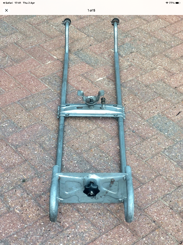 Alko caravan spare wheel carrier 