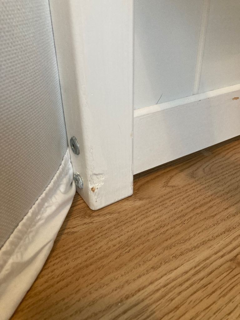 Single wooden day bed with drawers 