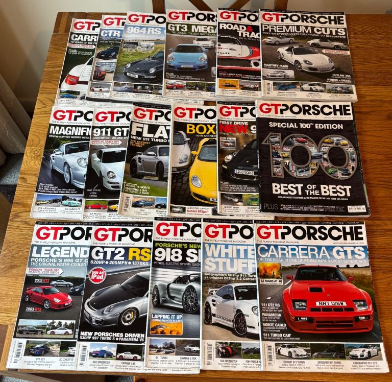 GT Porsche Magazine 2009/2010. 17 Copies.