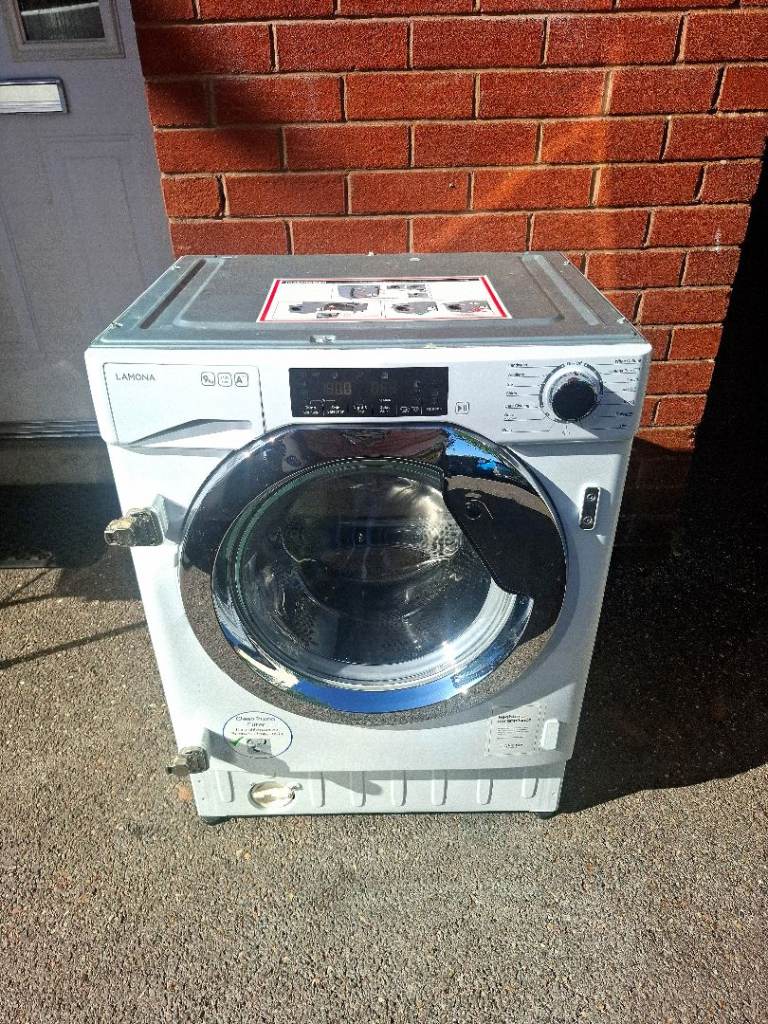 A+++ class 9kg 1400 spin Lamona integrated washing machine