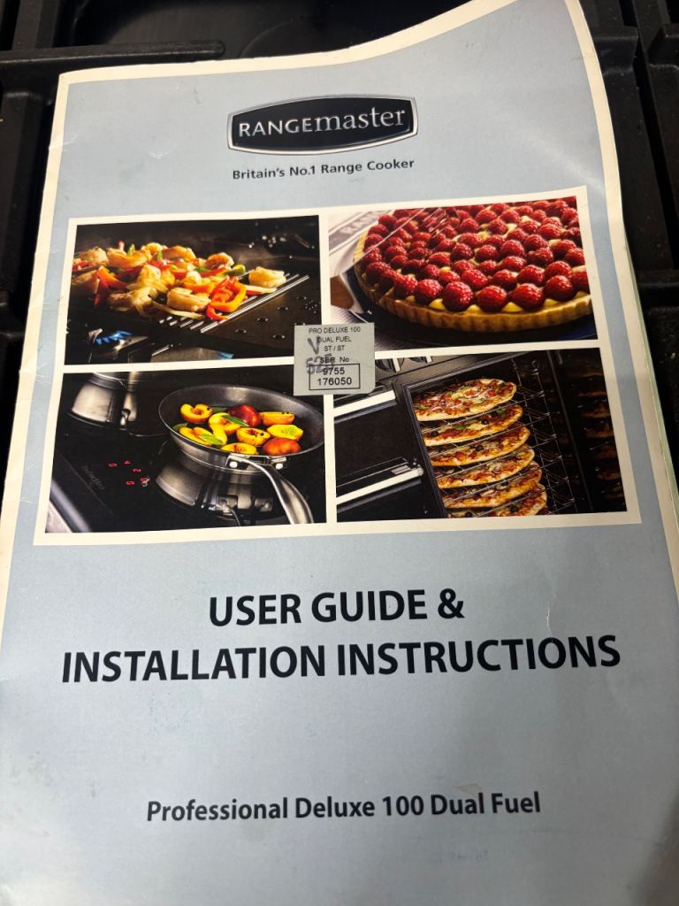 Rangemaster Delux 100cm Dual fuel Range cooker 